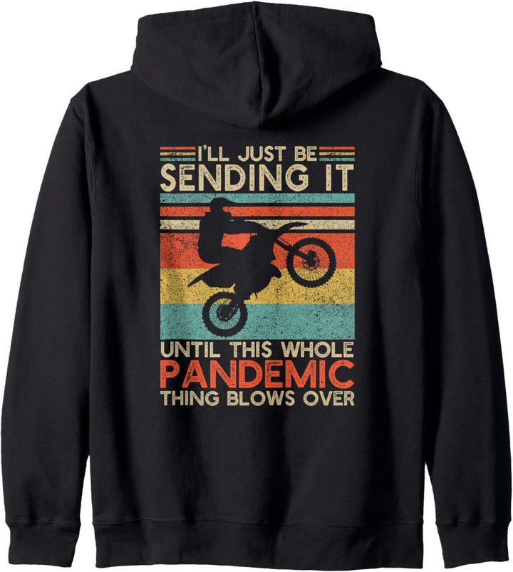 Send It Motocross Senden Sie es Dirt Bike Kapuzenjacke