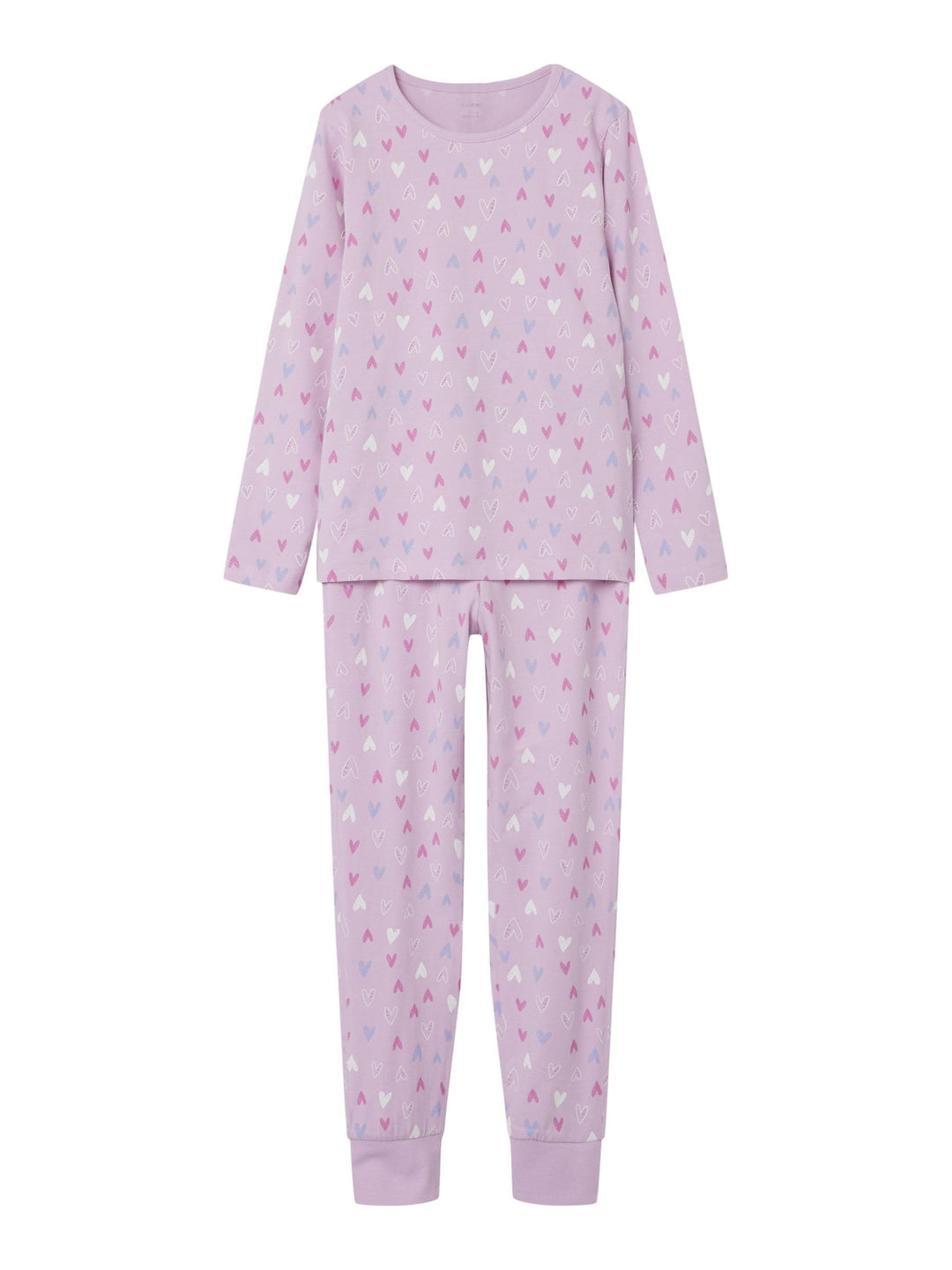 NAME IT Mädchen Nkfnightset Pink Hearts Noos, 86-92