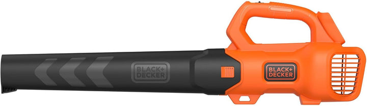 Black+Decker Axial Akku-Laubbläser BCBL200B (18V, hohe Blasgeschwindigkeit von 145 km/H, Luftvolumen