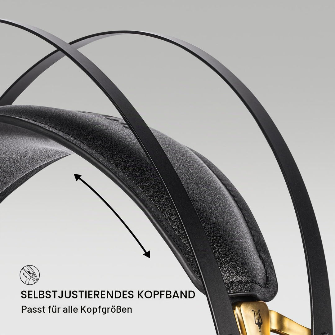 Meze 99 Classics Walnut Gold Audiophiler Over-Ear Kopfhörer, hochwertigen Materialien und hohem Waln