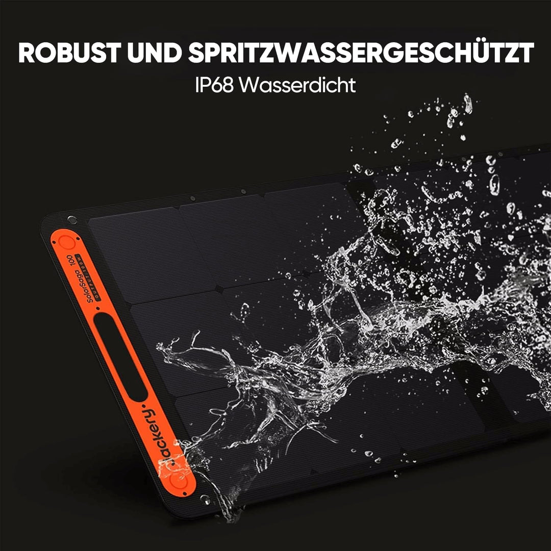 Jackery Faltbares Solarpanel SolarSaga 100, Solarmodul für Jackery Explorer 500/1000 V2/2000 Pro - 1