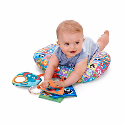 Chicco 00007946000000 Spielkissen, mehrfarbig Animal Tummy Time 2021, Animal Tummy Time 2021