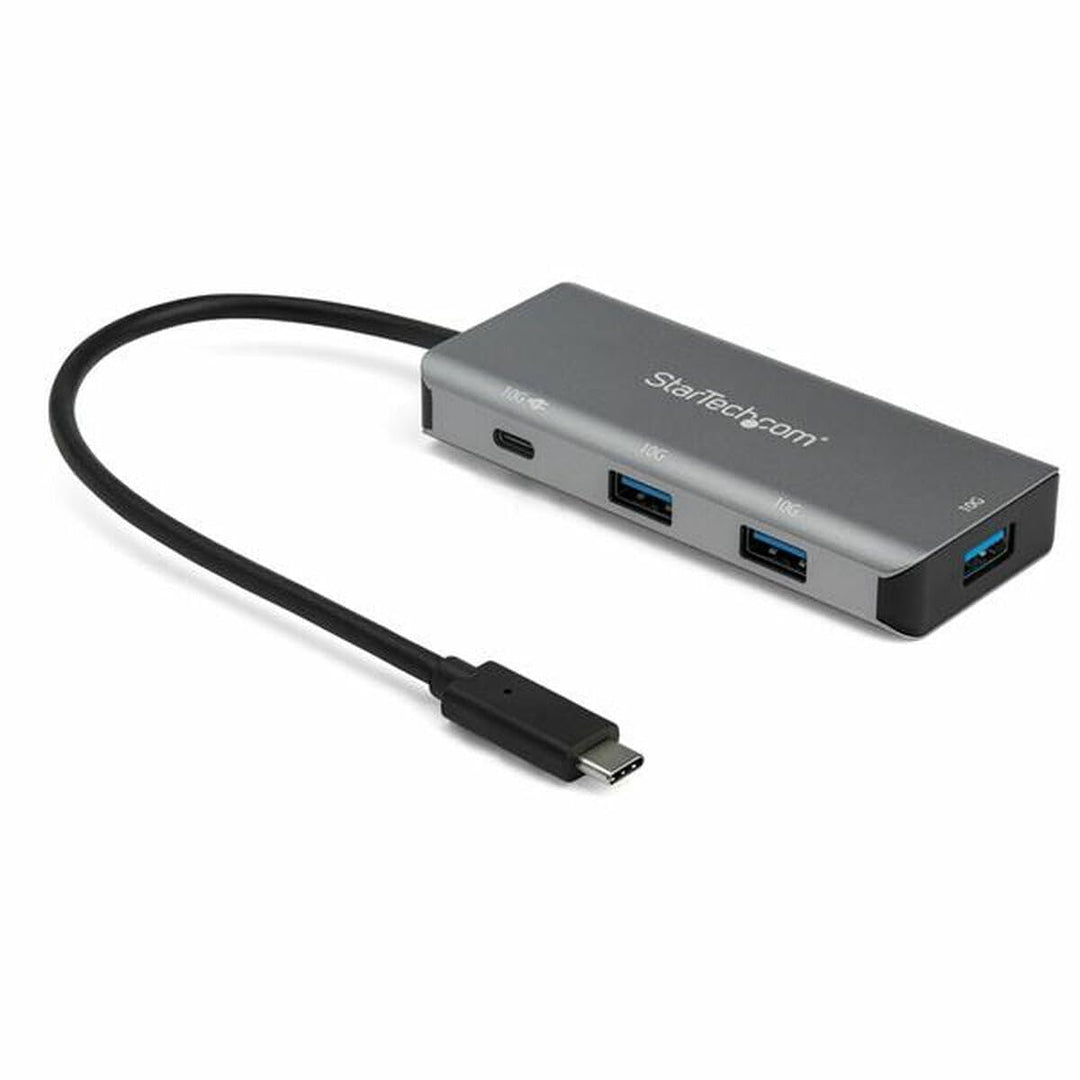 StarTech.com 4-Port USB-C-Hub (mit Stromversorgung, 10 Gbit/s, 3 x USB-A- und 1x 25 cm USB-C Anschlu