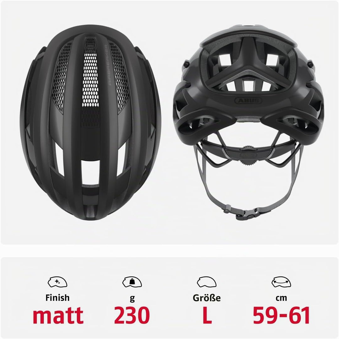 ABUS Rennradhelm AirBreaker - High-End Fahrradhelm für den professionellen Radsport - für Jugendlich