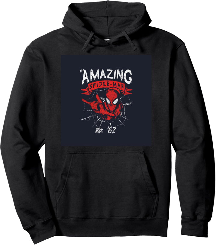 Marvel The Amazing Spider-Man Grunge Pullover Hoodie