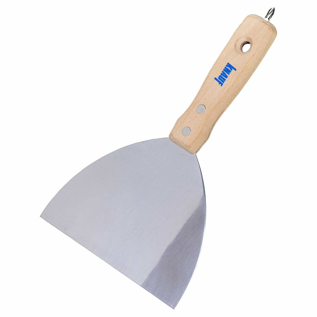 Knauf Schraubgriff-Spachtel mit Bit zum Spachteln von Fugen, 15-cm breit, rostfrei – Bit-Spachtel zu