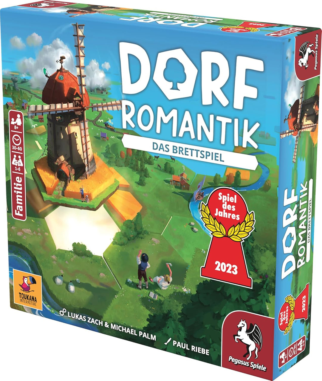Pegasus Spiele 51240G Dorfromantik *Spiel des Jahres 2023* Brettspiele Pegasus Spiele 51240G Single,
