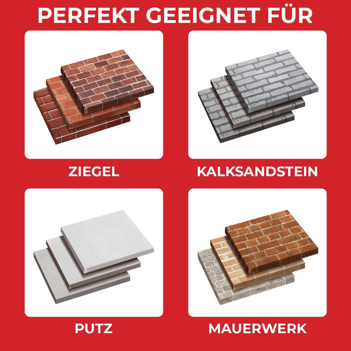 SCHWABENBACH ® Flügelmeissel SDS Plus 60 x 250mm - Ideal zum Kabelkanäle ziehen und Verteiler- / Ste