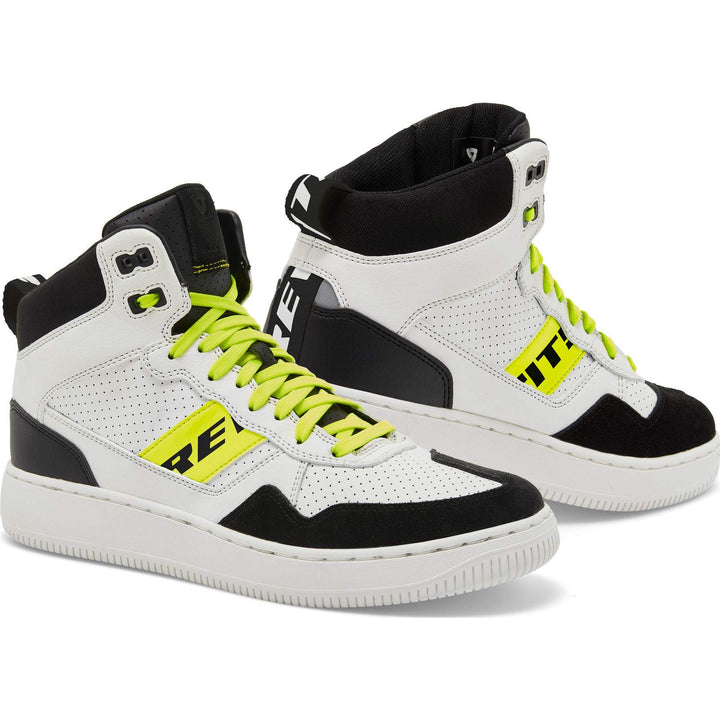 Revit Pacer Motorradschuhe (White/Black/Yellow,44)