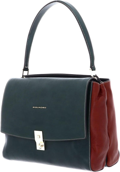 Piquadro Dafne Shoulder Bag Verde Foresta/Cuoio