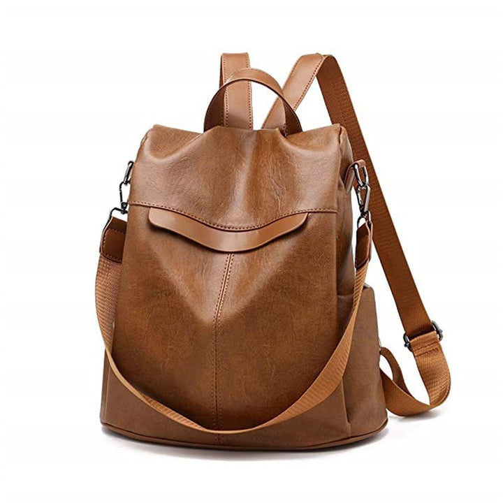 shepretty Damen Rucksack Anti Diebstahl Umhängetasche Multifunktions Schultaschen 099-0298pu-gelb M,