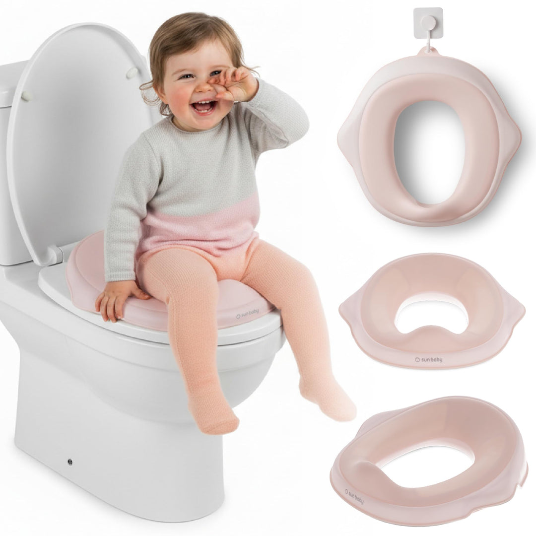 sun baby Kinder Toilettensitz, Toilettenaufsatz für kinder 2 bis 6 Jahren - rutschfest, profilierte