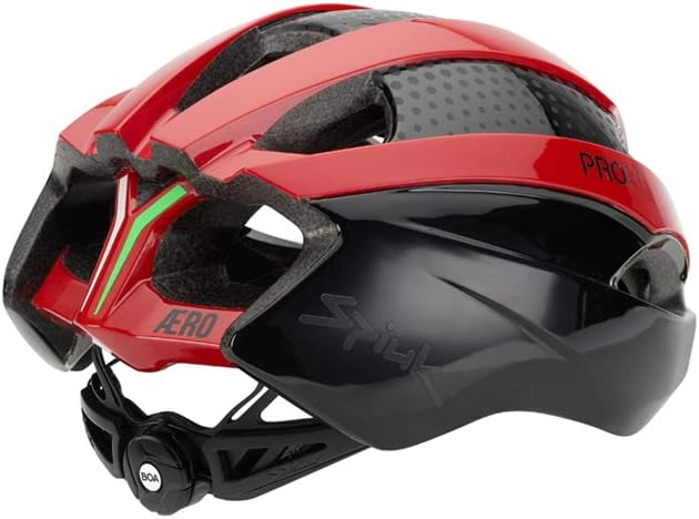 Spiuk Sportline Ae Profit Aero Helm (M-L) 53-61 rot/schwarz, (M-L) 53-61 rot/schwarz