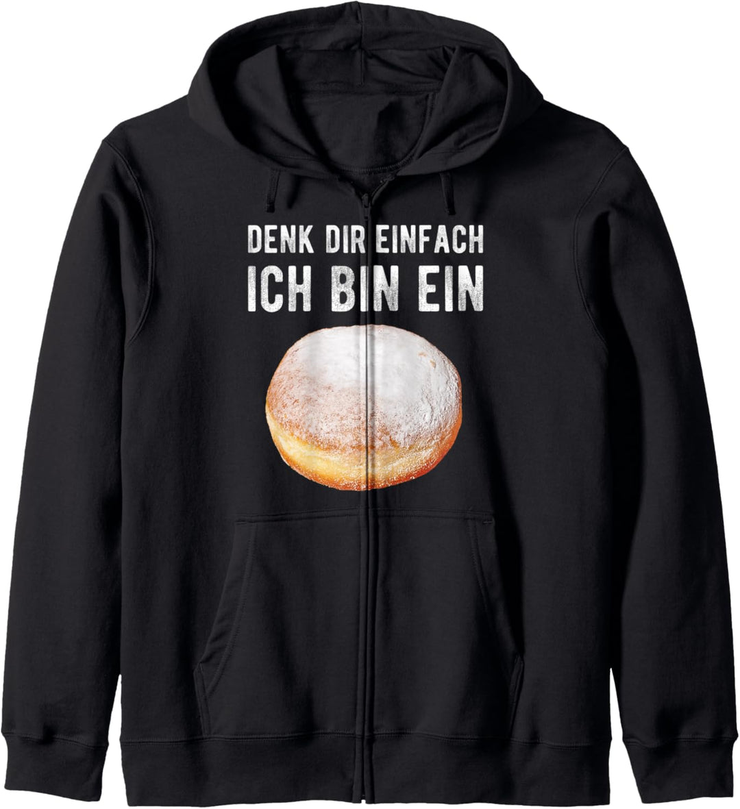 Krapfen Kostüm Faschingskrapfen Verkleidung Krapfen Kapuzenjacke