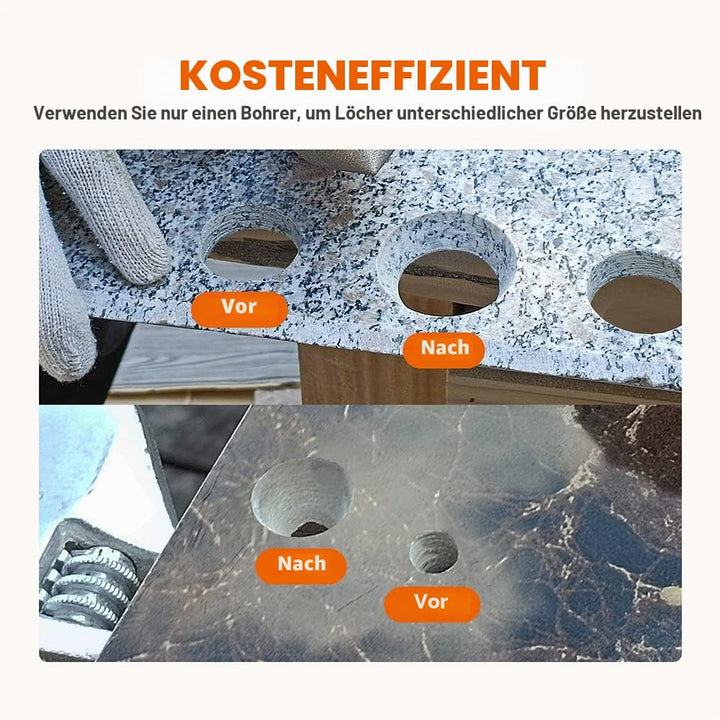 Diamant Fasenbohrer 50mm - BRSCHNITT Diamant Fasenbits Fingerfräser zum Vergrössern Löcher in Fliese