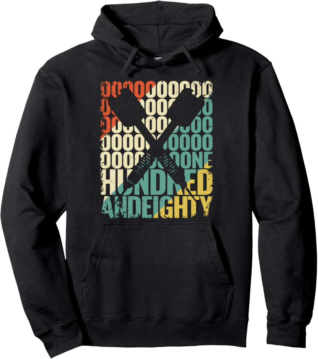 Retro Onehundredandeighty 180 Triple 20 Vintage Darts Pullover Hoodie