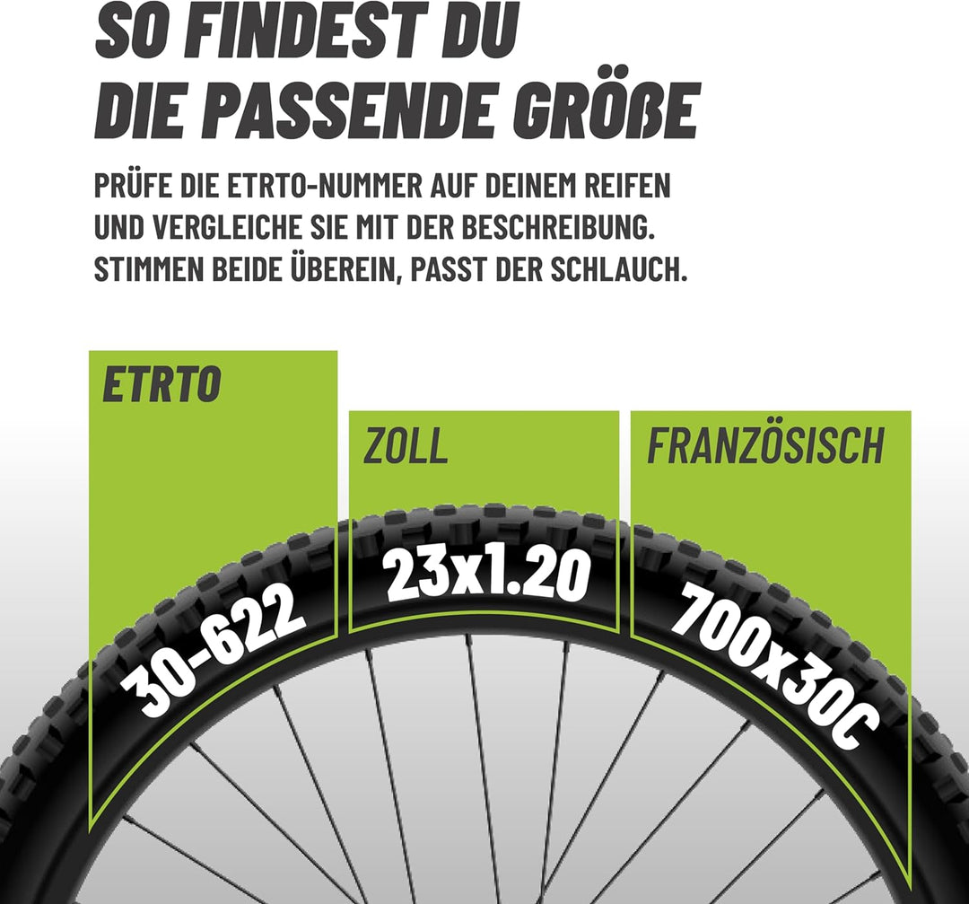 2er Set Schwalbe Schlauch 21F SV 40mm Freeride 27,5 Zoll (54/75-584) + MSZweirad Reifenheber