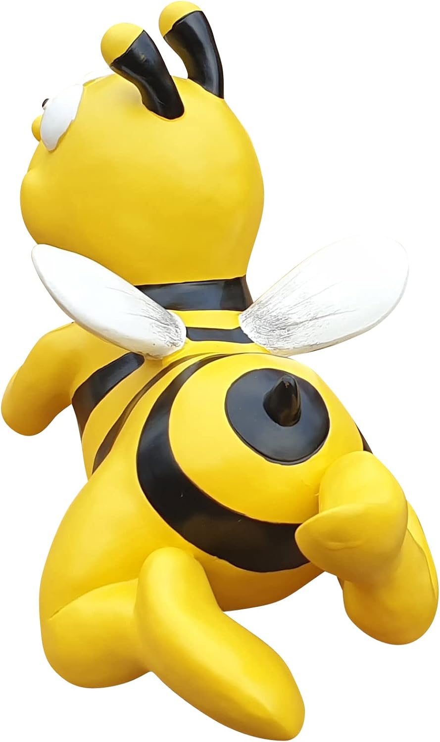 Fachhandel Plus Gartenfigur Biene fliegend lustige Deko Tierfigur Gartendeko Dekofigur