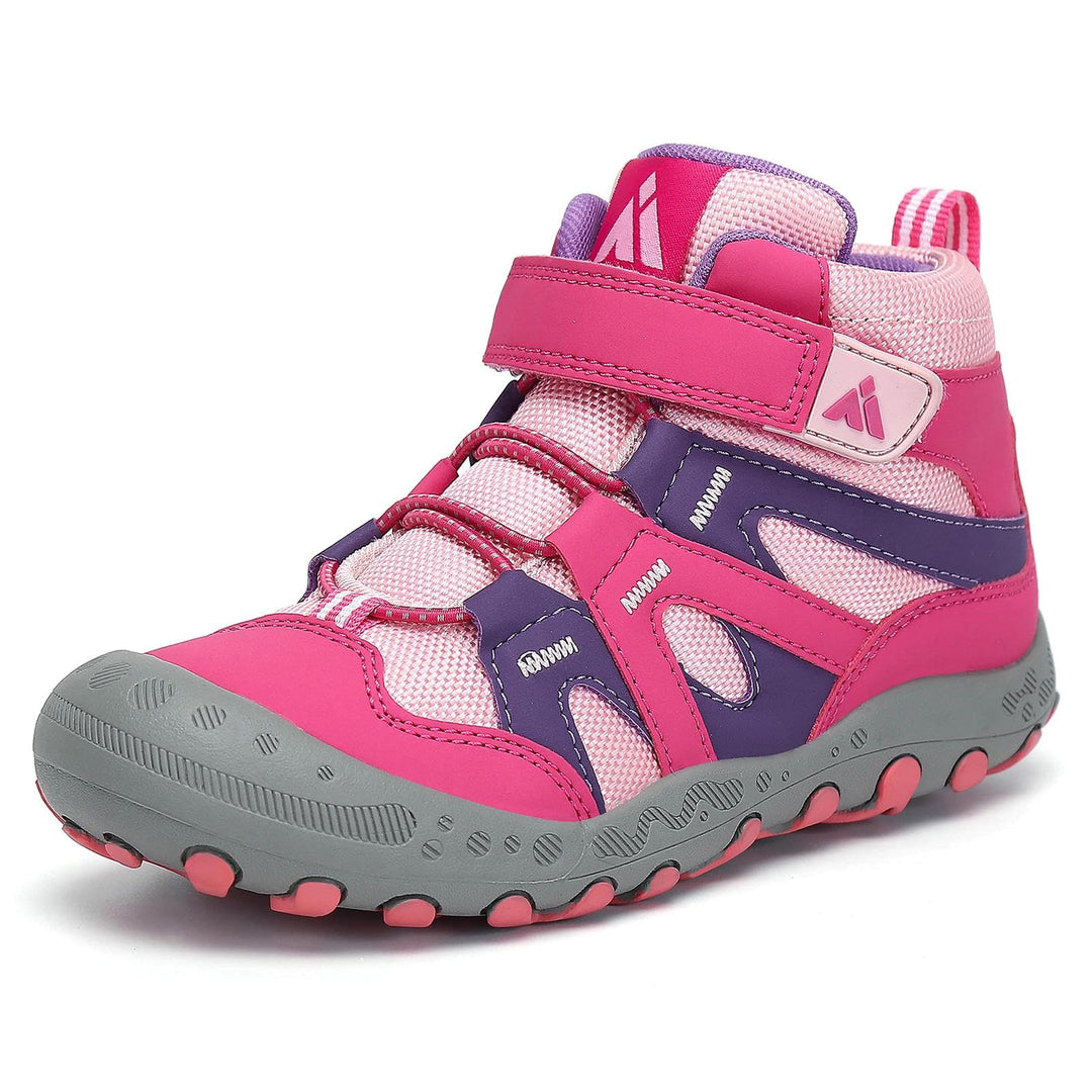 Mishansha Kinder Wanderschuhe Trekkingschuhe Mädchen Leicht rutschfest Outdoorschuhe Turnschuhe Gr.2