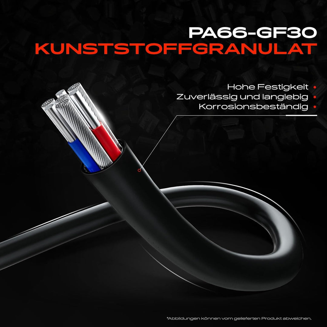 Frankberg 2x ABS Sensor Drehzahlfühler Radsensor Hinterachse Links Rechts Kompatibel mit 5er Touring