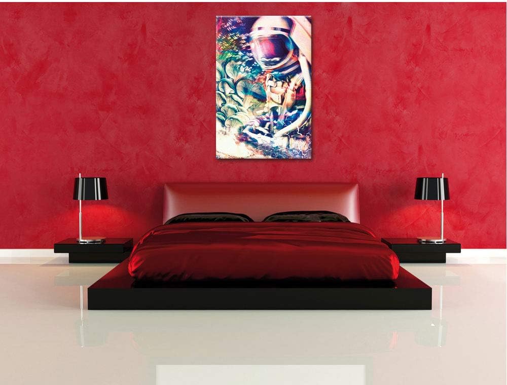 Space trippin Leinwandbild Bild auf Leinwand, XXL riesige Bilder fertig gerahmt mit Keilrahmen, Kuns