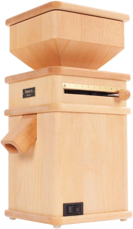 hawos Mühle 2 Elektrische Getreidemühle aus Buche Vollholz mit 600W Leistung der Firma hawos Kornmüh
