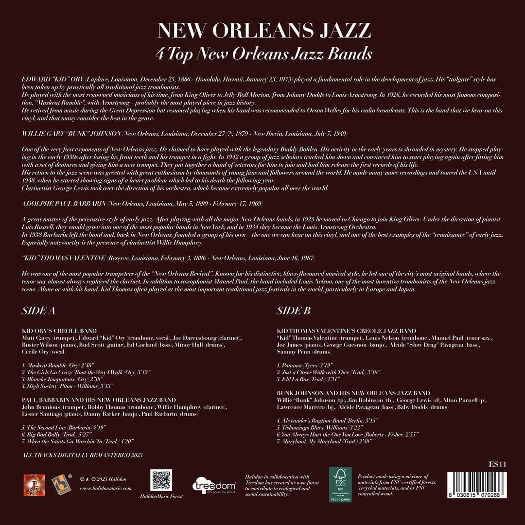 Vinyl New Orleans Jazz – 4 Top New Orleans Jazz Bands, Vinyl