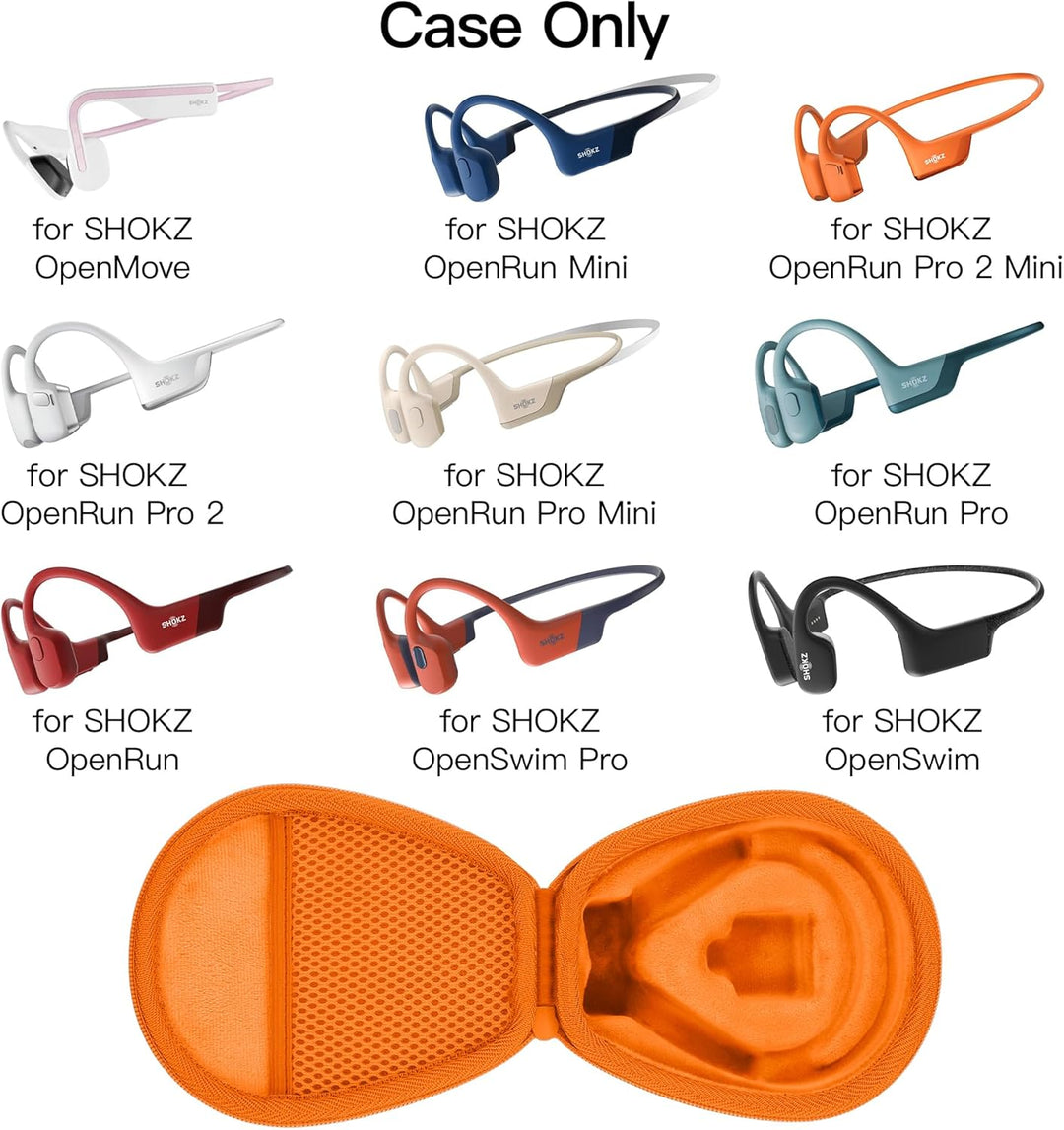 co2CREA für SHOKZ OpenRun Knochenschall Kopfhörer,Schutzhülle Tasche für OpenRun mini/Pro 2 mini/Ope