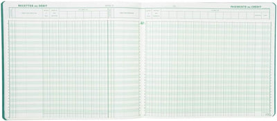 EXACOMPTA Spaltenbuch "2 libellÈs", 20 Spalten auf VE = 1
