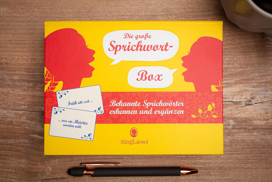 Das Spiel für Senioren. Die grosse Sprichwort Box, Spiel