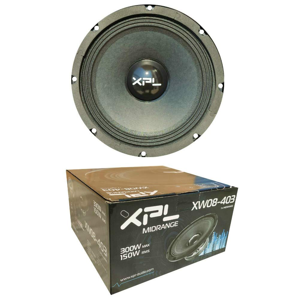 1 MIDRANGE XPL XW08-403 XW08 403 Lautsprecher 20,00 cm 200 mm 8" Durchmesser 150 watt rms 300 watt m