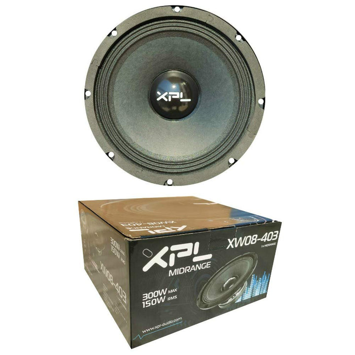 1 MIDRANGE XPL XW08-403 XW08 403 Lautsprecher 20,00 cm 200 mm 8" Durchmesser 150 watt rms 300 watt m