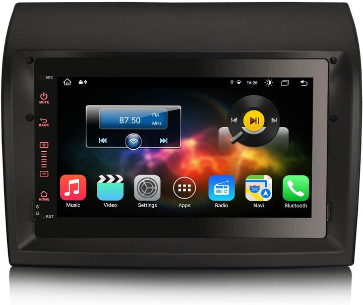 Erisin 8-Kern Android 12 Autoradio Mit GPS Navi für FIAT Ducato Citroen Jumper Peugeot Boxer 7 Zoll