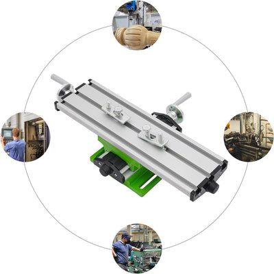 Frästisch Arbeitstisch Maschine, Mini Multifunktion Arbeitstisch Fräsen Arbeiten Kreuztisch Fräsmasc