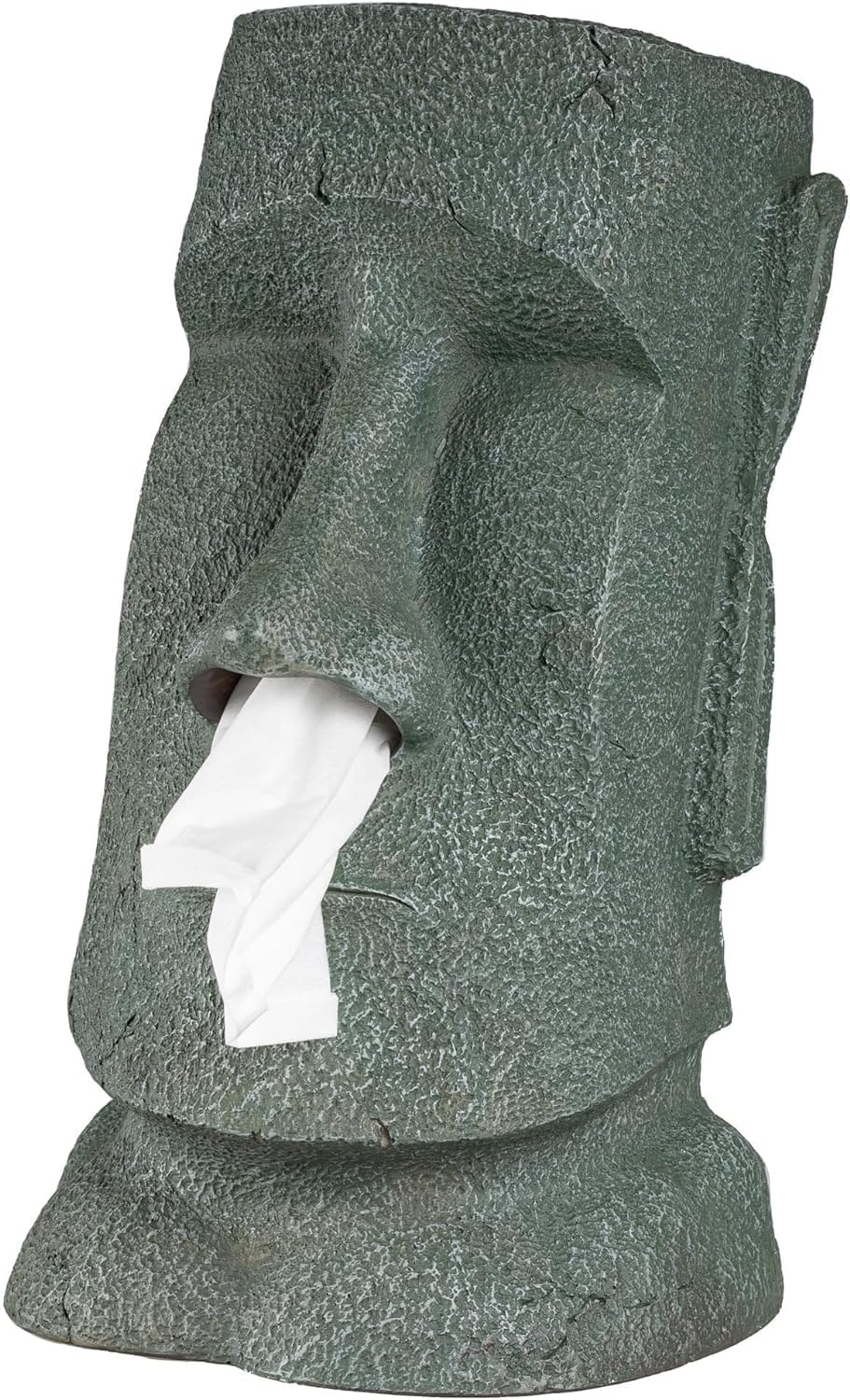 Rotary Hero Moai Taschentuchbox Taschentuchspender Kosmetiktücher box - Badezimmer Deko - 18x19x31.5
