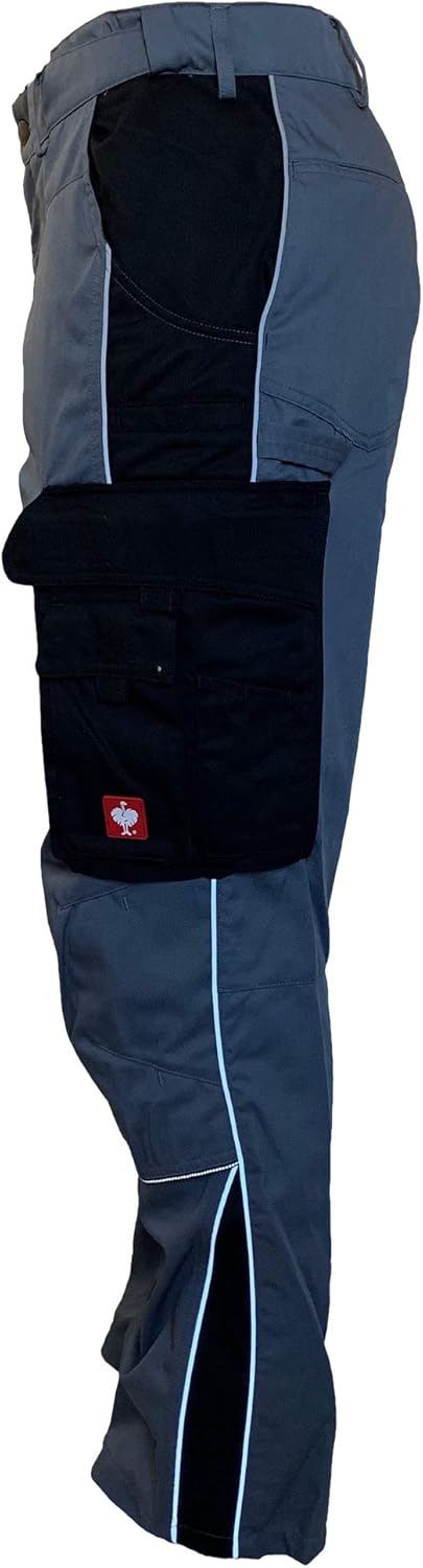 Engelbert Strauss E.S. Herren Bundhose Active Arbeitshose Workwear 44 Grau/Schwarz, 44 Grau/Schwarz