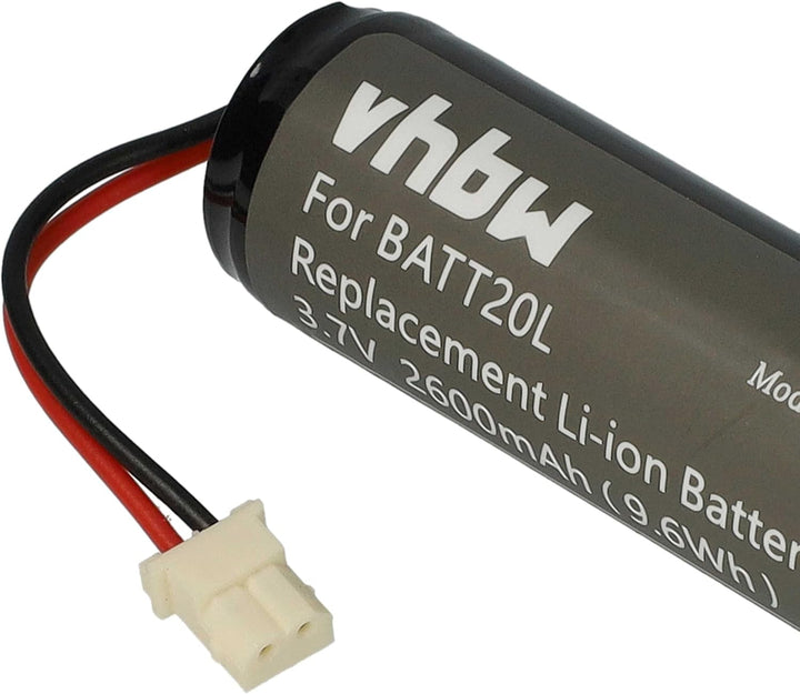vhbw Akku kompatibel mit Midland ER200, ER300 digital Radio (2600 mAh, 3,7 V, Li-Ion)