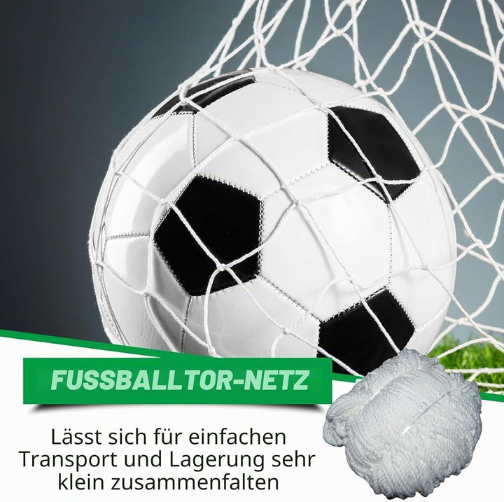 Fussballnetz 3,6x1,8 m Sport Ersatz Fussballtornetz Polypropylenfaser Wetterfeste Zubehör für Fussba