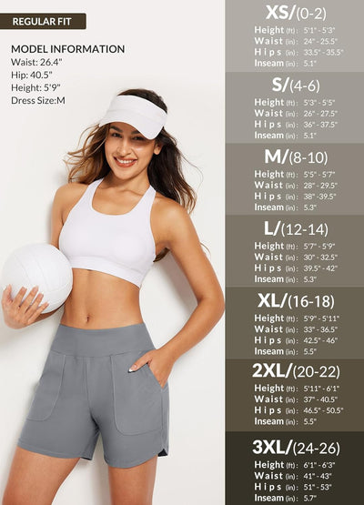 BALEAF Damen Badeshorts Bauchkontrolle UPF50+ Badehose Schnell Trocknend Schwimmhose Hohe Taille Boa