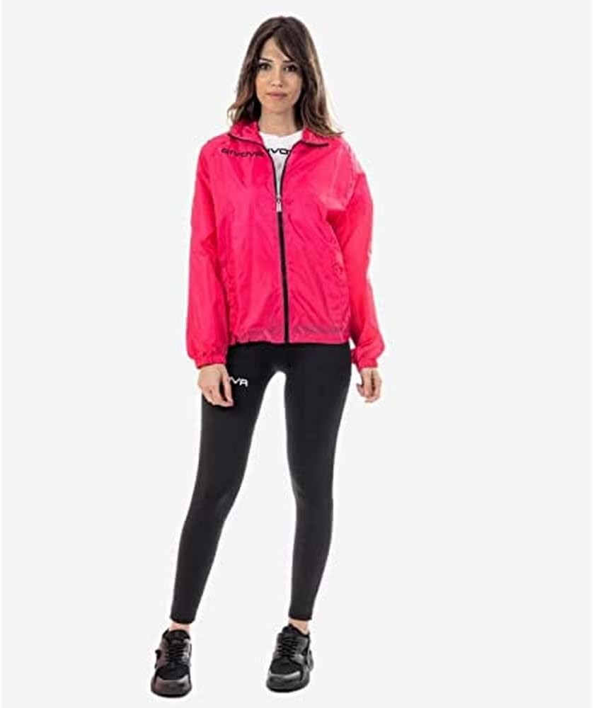 Givova Unisex Rain Basico Regenjacke 3XS fuxia, 3XS fuxia