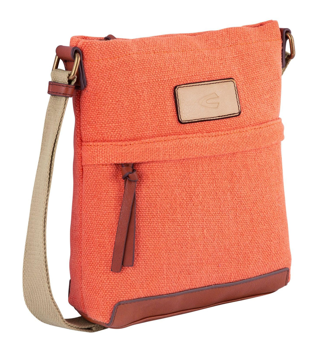 camel active, OAKLAND PI, Damen, Umhängetasche, M, Orange Orange 24,5 x 8,0 x 28,0 (LxBxH), Orange 2