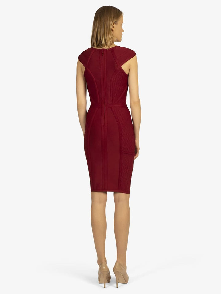 Damen Kleid, Bordeaux
