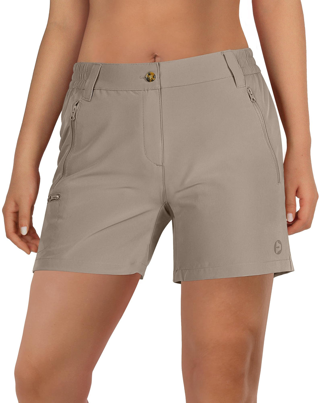 Outdoor Ventures Kurze Hose Damen UPF50+ UV Schutz Wander Shorts Sommer Leicht Trekking Shorts Stret