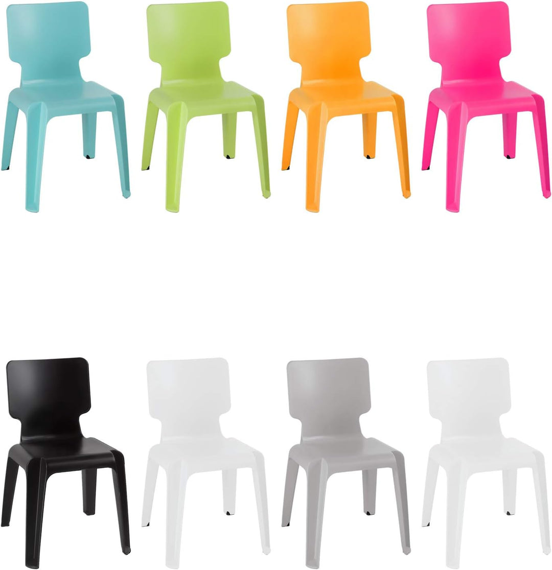 Stapelstuhl, Kunststoff Stuhl Stapelbar Authentics Wait robust versch.Farben grau