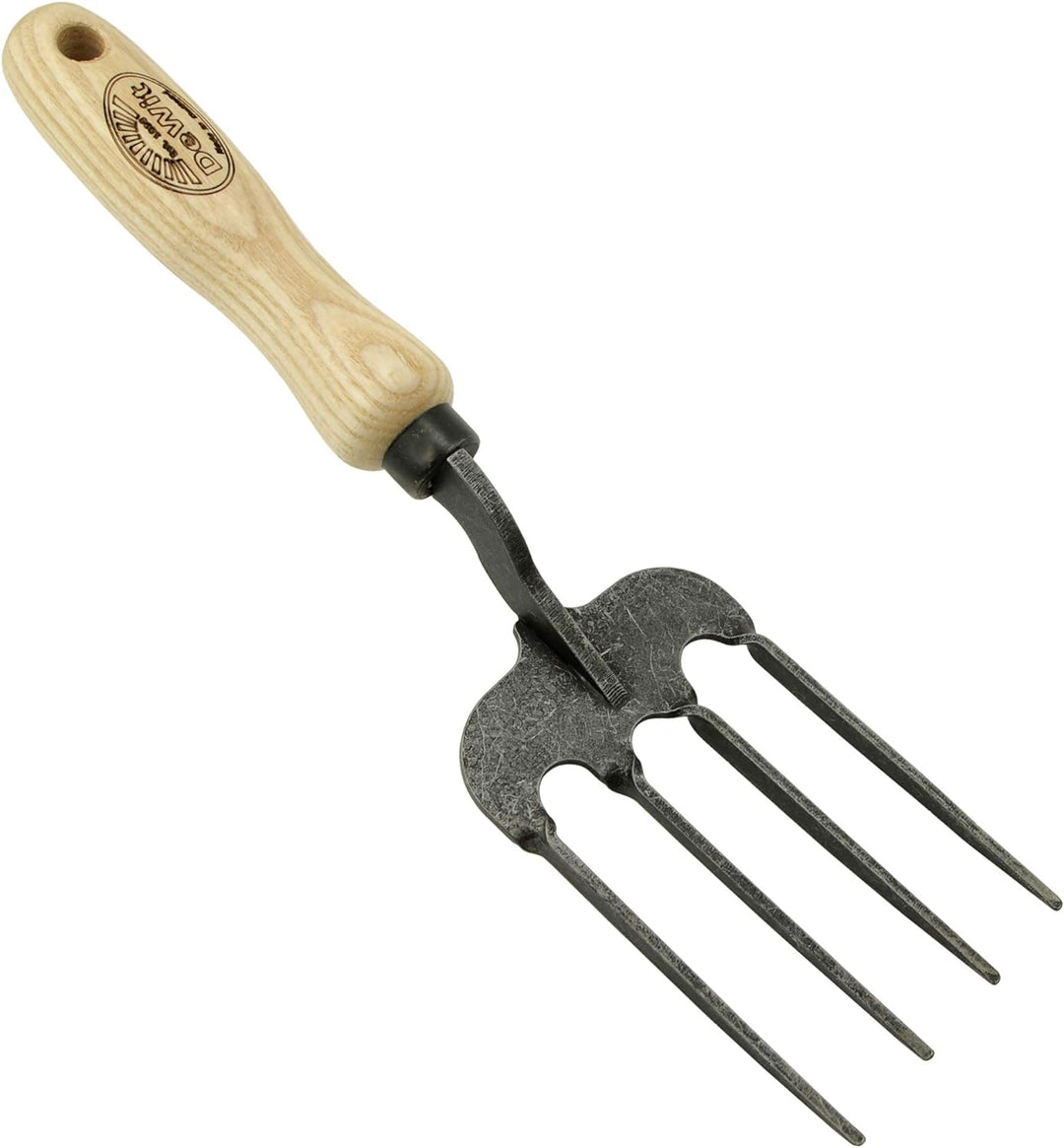 DeWit Blumengabel 'Twisted Hand-Fork Welldone' 30 cm I Profi Grabegabel aus Borstahl mit FSC®-zertif