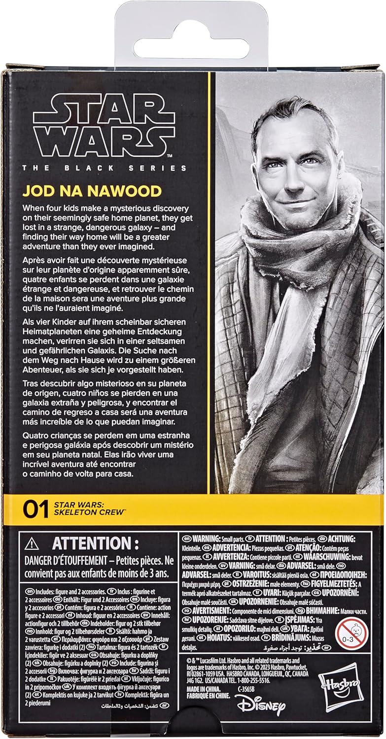 Star Wars The Black Series Jod NA Nawood, Skeleton Crew Action-Figur (15 cm), Jod Na Nawood