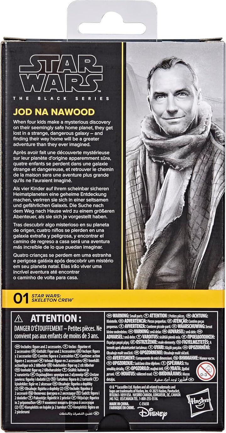 Star Wars The Black Series Jod NA Nawood, Skeleton Crew Action-Figur (15 cm), Jod Na Nawood