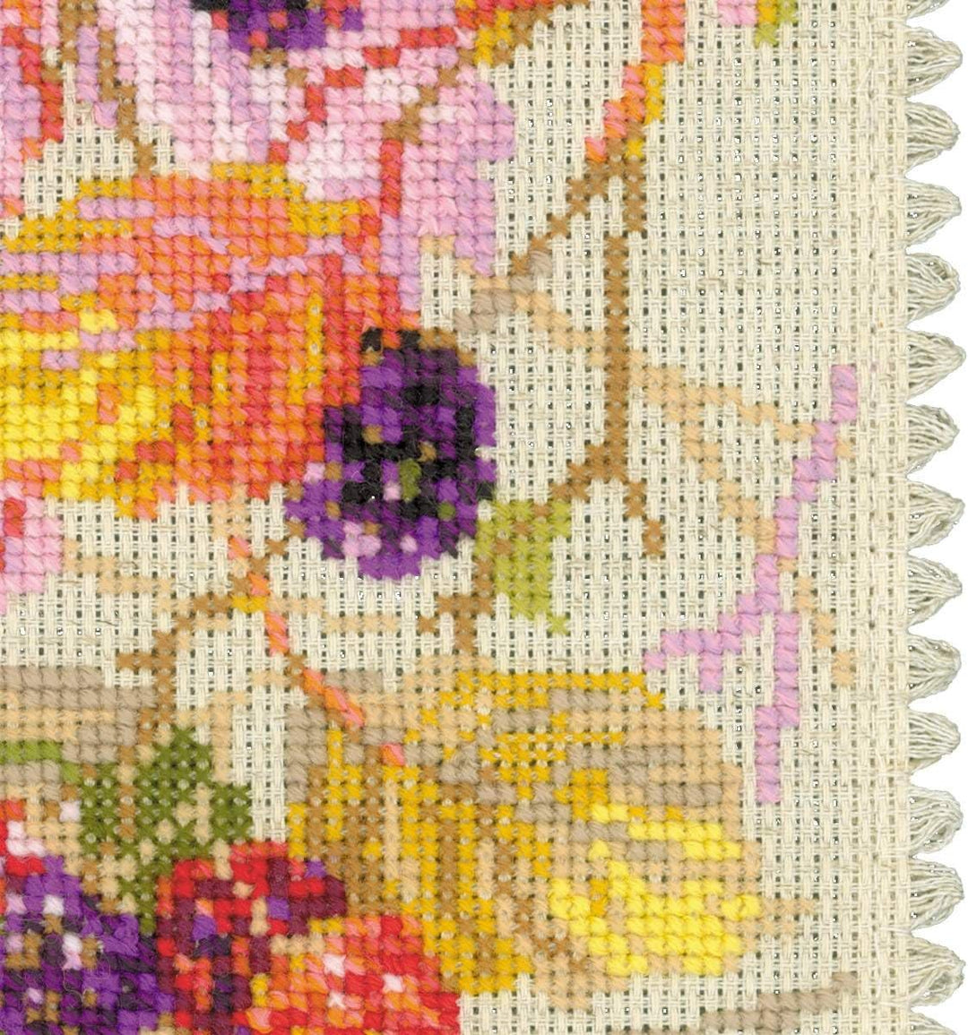 Riolis Kreuzstich-Set BlackBerry Kreuzstich-kit7.5-inch X 19 14 Count, Acryl, Mehrfarbig