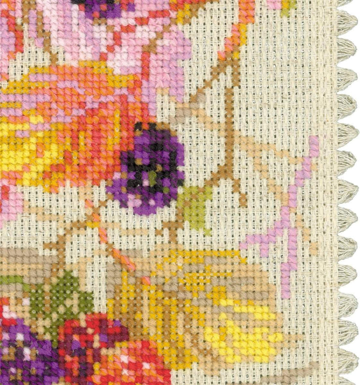 Riolis Kreuzstich-Set BlackBerry Kreuzstich-kit7.5-inch X 19 14 Count, Acryl, Mehrfarbig