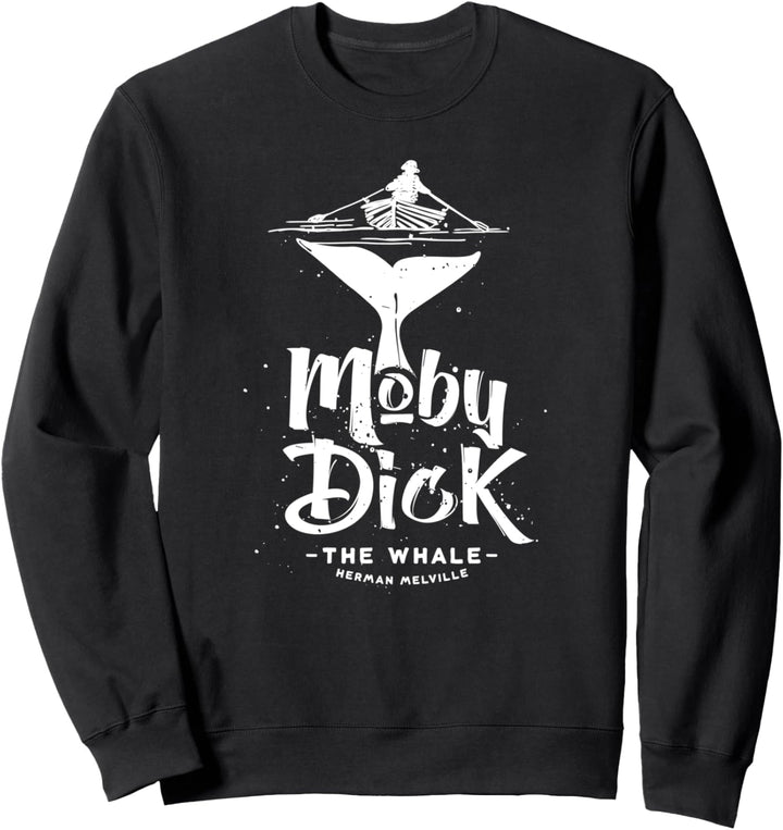 Moby Dick, Herman Melville whale literary gift Sweatshirt